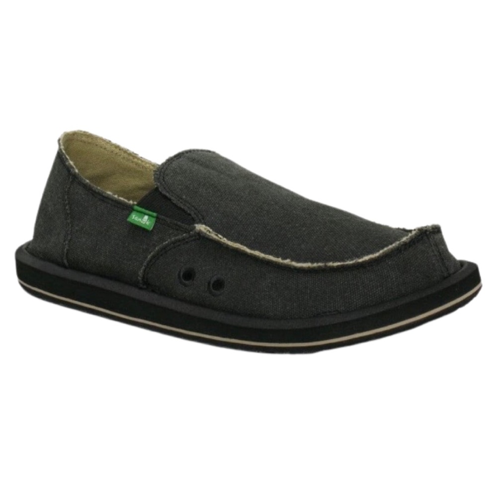 NWT Sanuk Sidewalk Surfer Charcoal